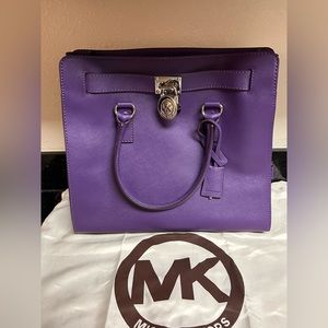 MICHAEL KORS HAMILTON LARGE NORTH SOUTH SAFFIANO TOTE